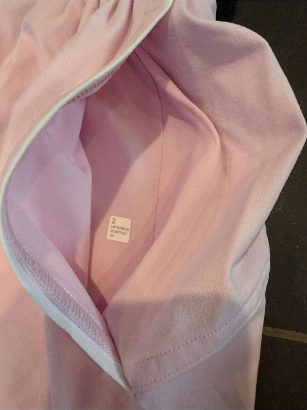 Lululemon Pink Organza/White Court Rival High-Rise Short 3